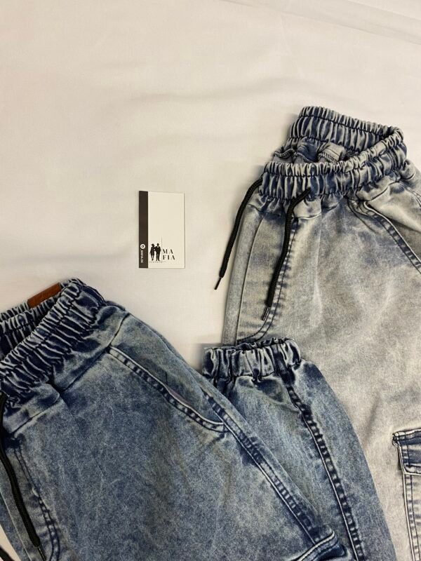 Joggers de Jeans Cargo para Ellos