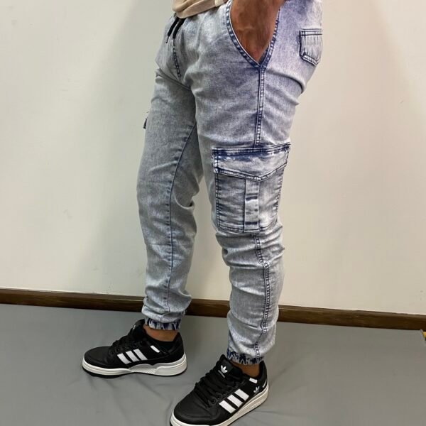 Joggers de Jeans Cargo para Ellos - Image 3