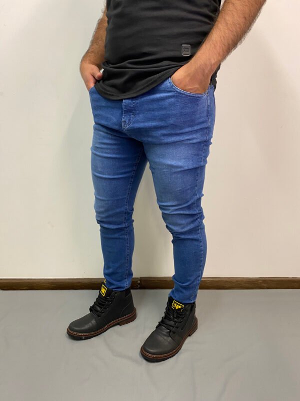 Jeans Hombre Elastizados Celeste - Image 2