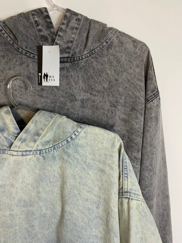 Buzo de Jeans Boxy Fit Hombre - Image 4
