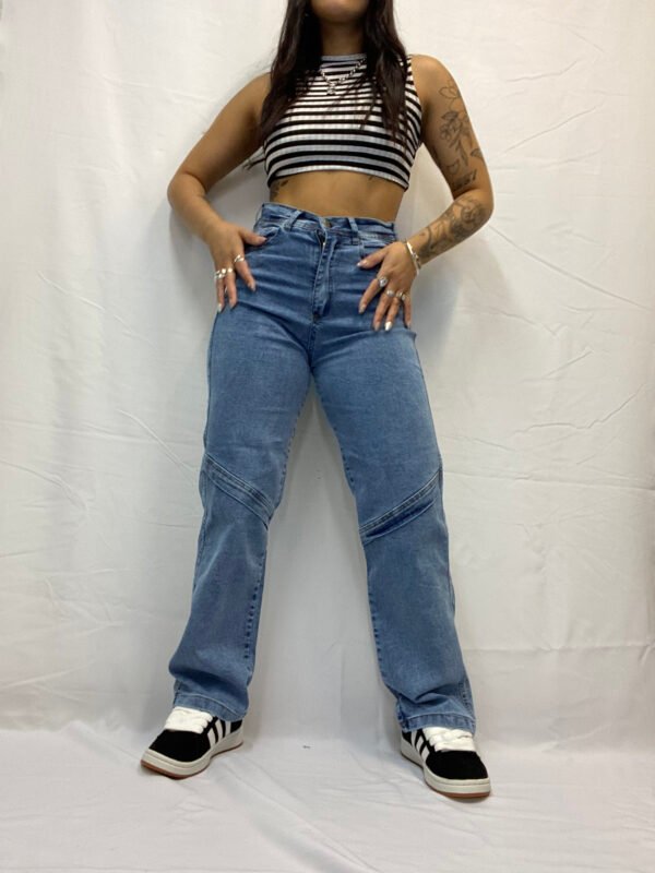 Jeans Wide Leg con Costura 🖤 - Talles del 38 al 46 - Image 3
