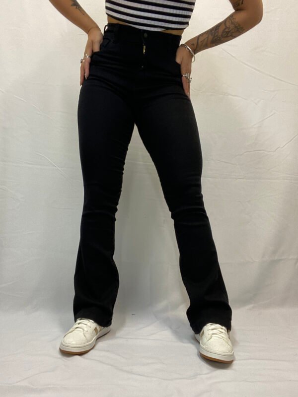 Jean Semi Oxford Celeste y Negro 🖤 talles desde 36 al 52 - Image 5