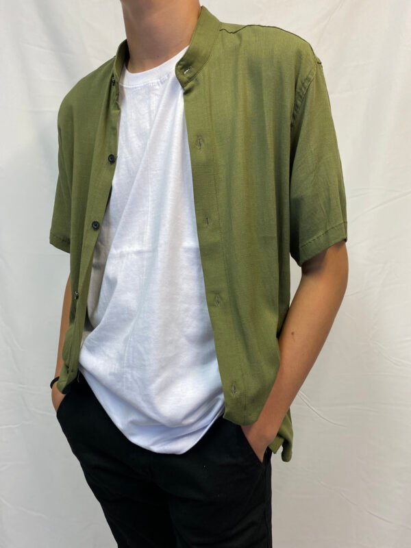 Camisa de Lino: Estilo y Comodidad En Tres Colores - Image 5