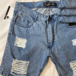 Bermuda de Jean con Rotura Rígida