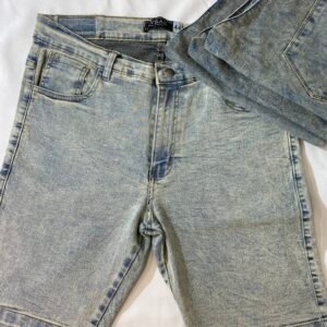 Bermuda Jean Oxido Efecto Batik